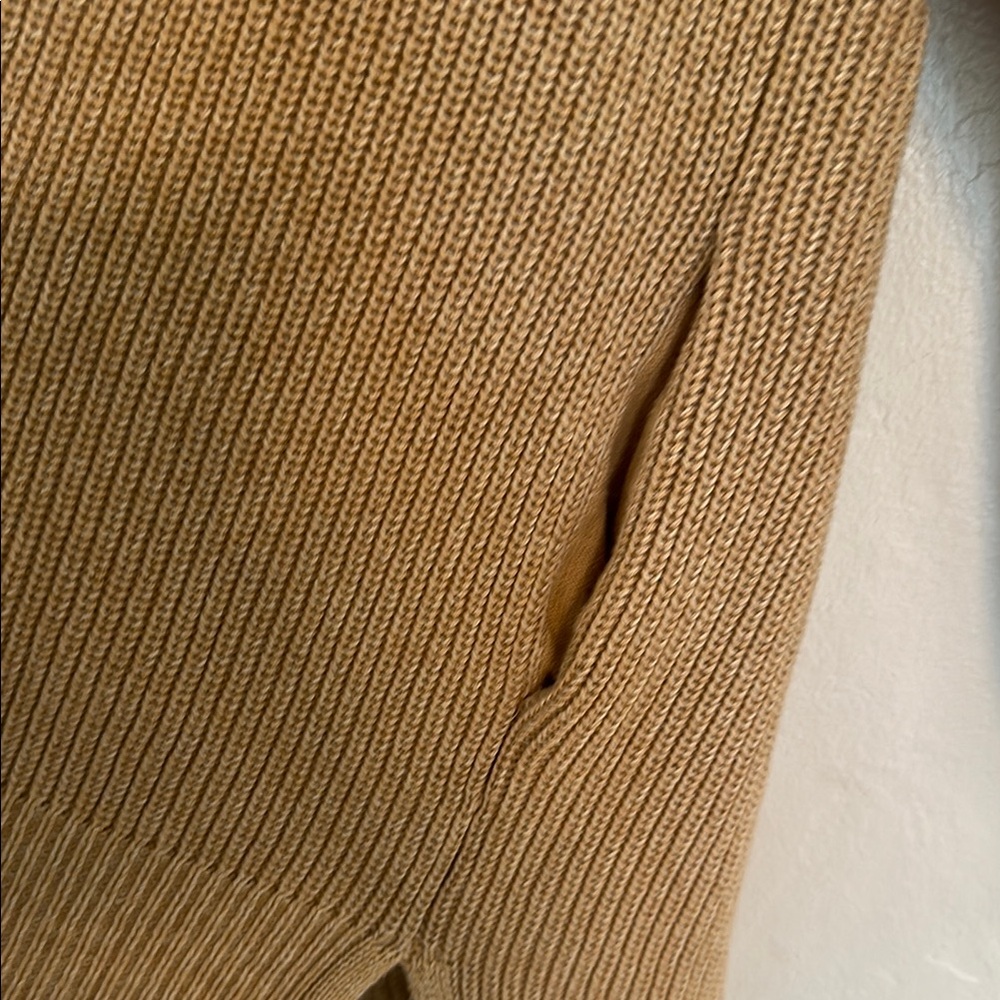 Universal Thread Tan Cardigan Sweater Open-Front - Picture 4 of 5